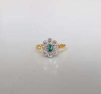 Image 1 of Emerald Cluster Ring