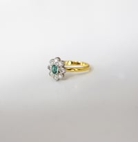 Image 2 of Emerald Cluster Ring