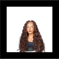 Image 2 of  IVY| 28”  DEEP CURLY 13X6 FREE PART LACE FRONT WIG