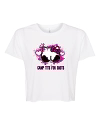 Image 1 of Camp Tits for Shots Festival Crop Top 