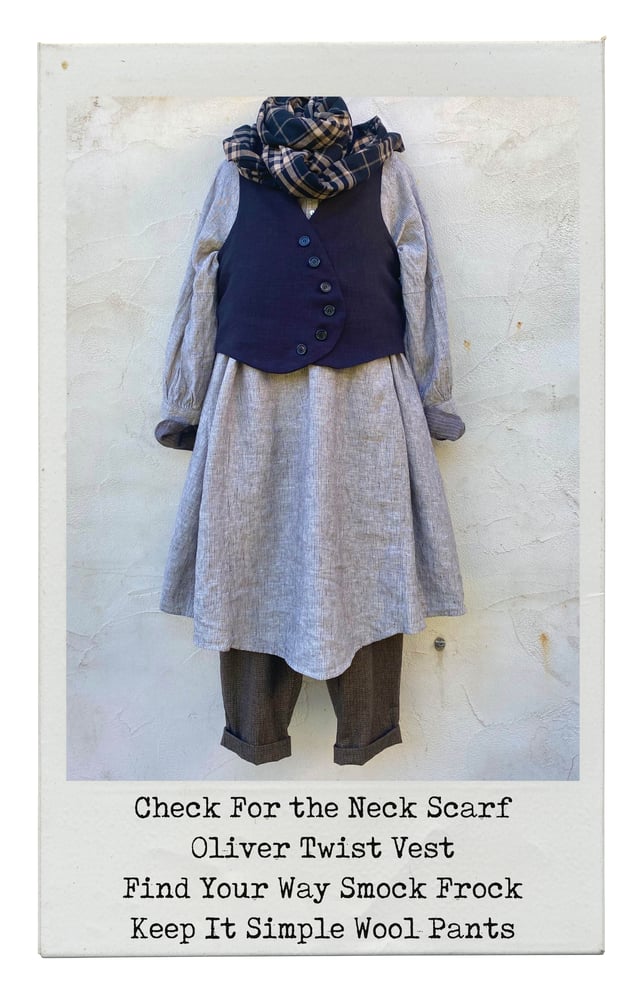 Image of Find Your Way Smock Frock - mini stripe