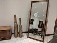 Milan Full Length Standing Mirror In Sheesham Wood