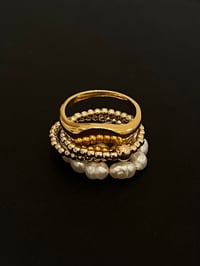 Image 3 of Gold Luna Ring - 2mm