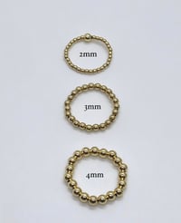 Image 4 of Gold Luna Ring - 4mm