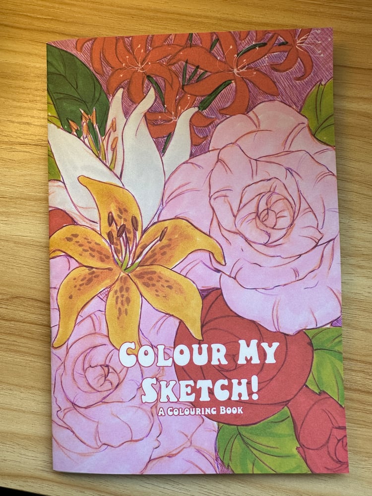 Image of Colour My Sketch - colouring book