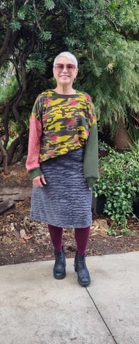 Image 5 of KylieJane Minky skirt -smoke grey