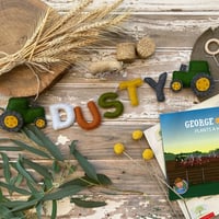 Image 1 of Tractor Name Garland
