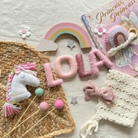 Image 1 of Magical Unicorn Name Garland