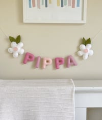 Image 1 of 'Bloom' Flower Name Garland