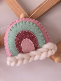 Image 3 of Rainbow Flower Name Garland