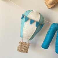 Image 4 of Hot Air Balloon Name Garland