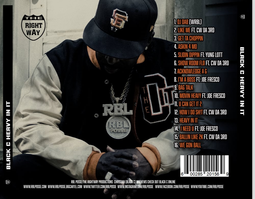 Image of Black C - Heavy In It (CD)