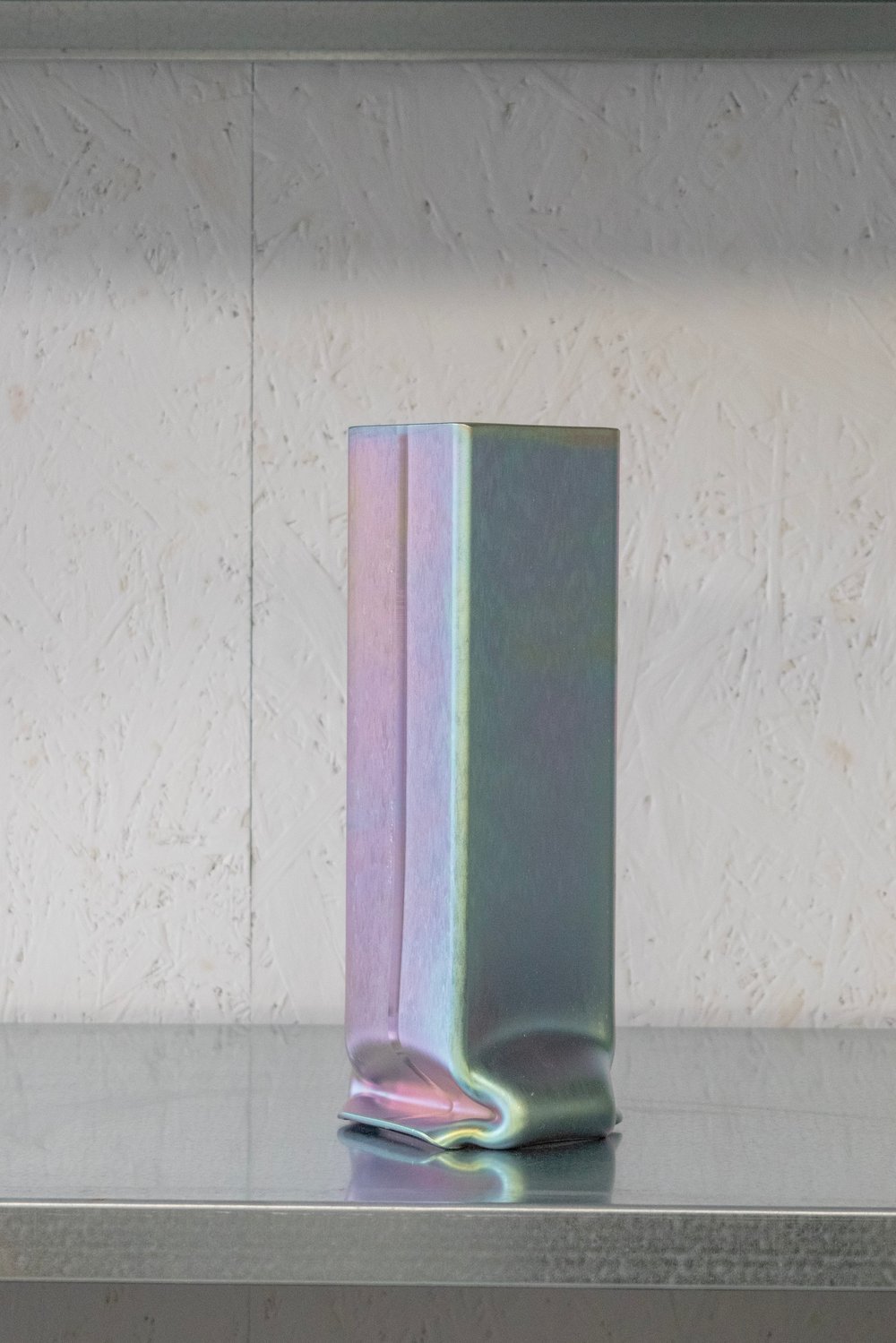 Image of SAMPLE ** Pressure Vase Square Tall, Zinc Plated #9