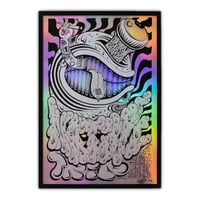 "Native Trip Show" Holographic Screen-print