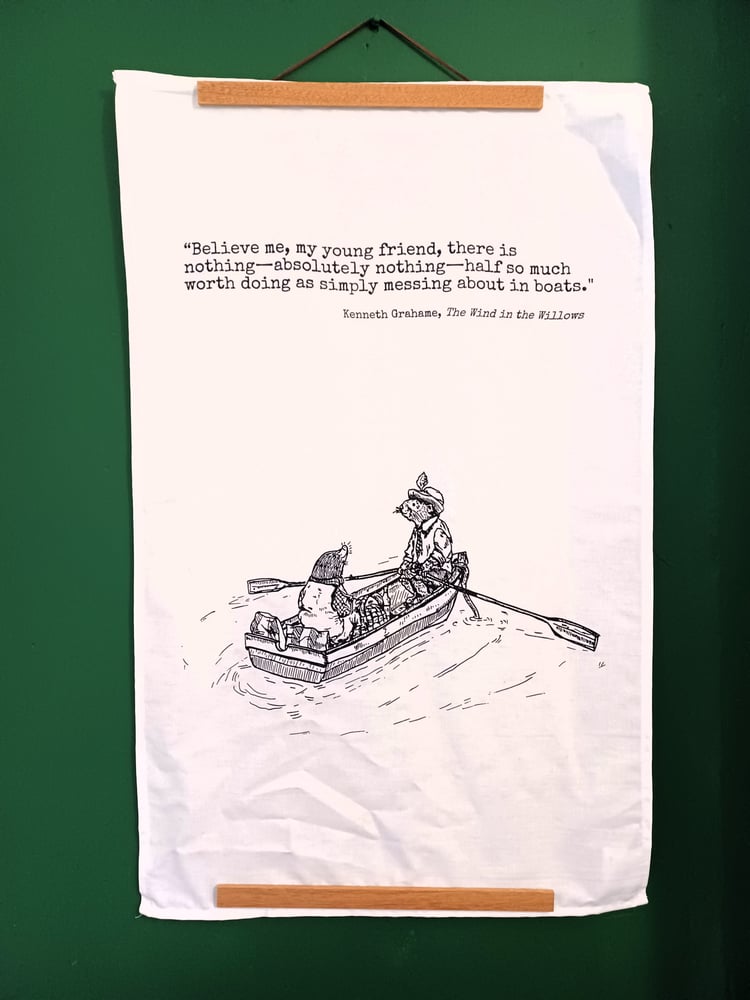 Image of The Wind in the Willows tea towel