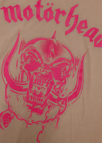 Image 3 of Motorhead Neon Pink Tees