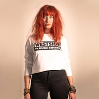 WESTSIDE MUSIC LOGO LONGSLEEVE - WHITE