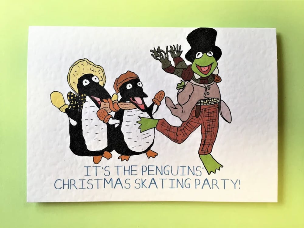 Image of Muppet Christmas Carol A6 greeting cards - various!