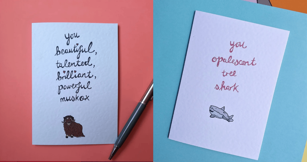 Image of Parks and Recreation - Leslie Knope compliments various  - A6 card with envelope