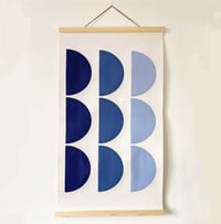 Image 1 of Blue Scallop Wall Hanging
