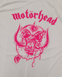Image 1 of Motorhead neon pink mens activewear shirt