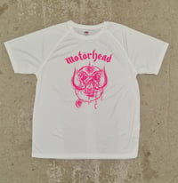 Image 2 of Motorhead neon pink mens activewear shirt