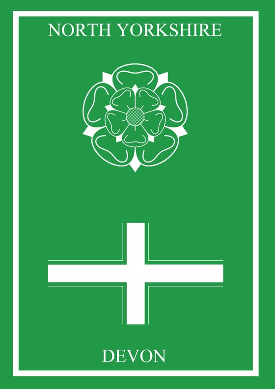 Image of Ceremonial County Series Vol.III - North Yorkshire | Devon