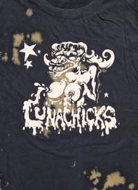 Image 2 of Lunachicks one off bleached tee (version 1)