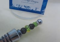 Image 3 of Spring Bottle Stoppers: Garden Green/Royal Blue