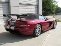 Image 1 of Dodge Viper Convertible GTC-500 Adjustable Wing 2003-2010