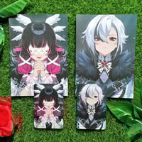 Image 1 of [PRE-ORDER] Arlecchino Columbina A6 Print & Photocard