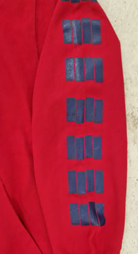Image 4 of Red Black Flag Nervous Breakdown zipper hoodie