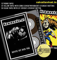 KOMMANDO.21 "HEUTE IST DER TAG" - TAPE WHITE/CLEAR