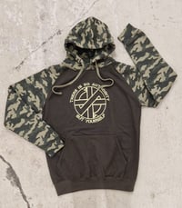 Image 1 of Crass - There is no authority but yourself camo hood