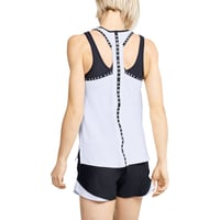 Image 2 of Under Armour Womens Knockout Tank - White