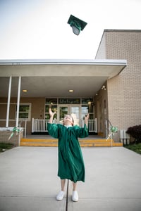 Image 4 of Cap and gown micro mini 