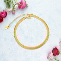 Image 3 of Herringbone Anklet