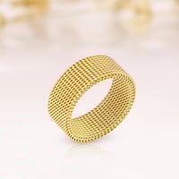 Image 1 of Gold Mesh Ring