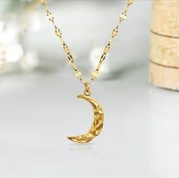 Image 1 of Crescent Necklaces | Gold