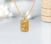 Image 1 of Evil Eye Pendant Necklace 