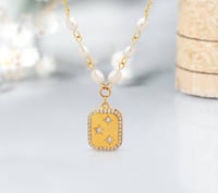 Image 1 of Pearl Stardust Necklace 