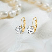 Image 1 of Solitaire Earrings