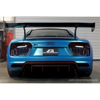 Image 1 of Audi R8 GTC-500 Adjustable Wing, with Carbon Fiber Active Spoiler Panel Replacement 2016-2018