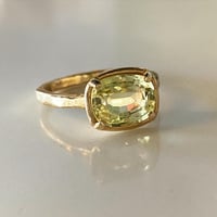 Image 2 of Yellow Sapphire Jupiter ring