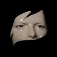 Image 5 of David Bowie 'Eyes' Painted Ceramic Sculpture