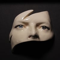 Image 1 of David Bowie 'Eyes' Painted Ceramic Sculpture