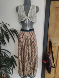 Image 3 of Boho lace waistcoat / top CREAM