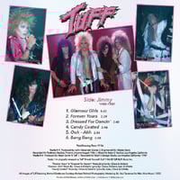 Image 12 of TUFF "The Glam Years 1985-1989" 12" Black/Purple Vinyl, Remastered, Full Color 2 Panel Insert