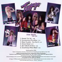 Image 13 of TUFF "The Glam Years 1985-1989" 12" Black/Purple Vinyl, Remastered, Full Color 2 Panel Insert