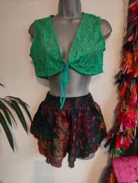 Image 2 of Boho lace waistcoat / top MINT GREEN 
